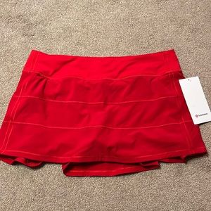 Brand New pace rival MR red Lululemon skirt